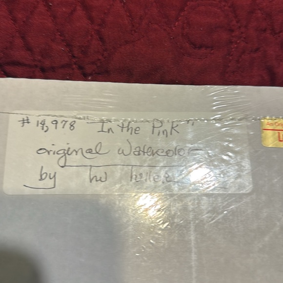 Lu Fuller Original Painting “In the Pink” - Picture 10 of 10